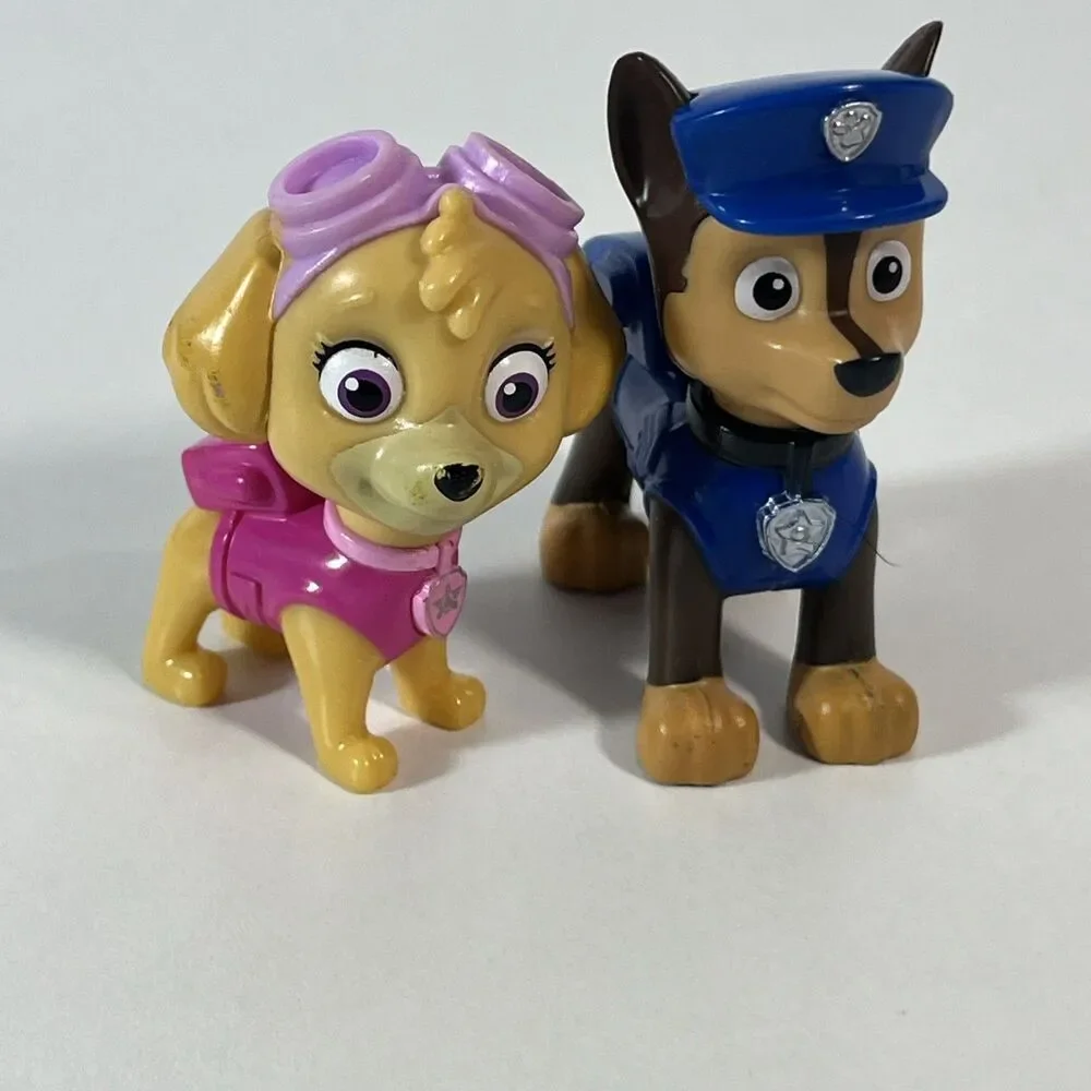 Paw Patrol Mini Figures Figurines Action Dogs Set of 2
